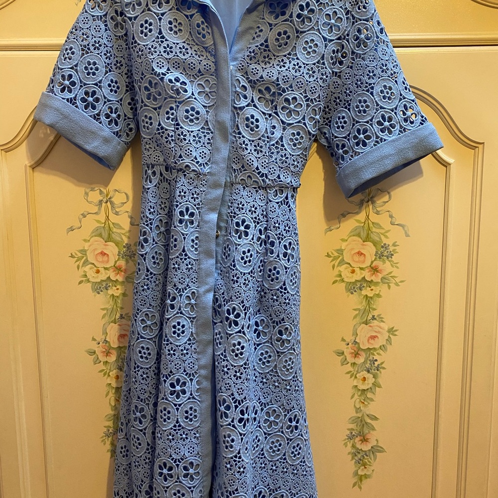 Maje Guipure Daisy Lace Dress dress XS (size 1) - Picture 4 of 8